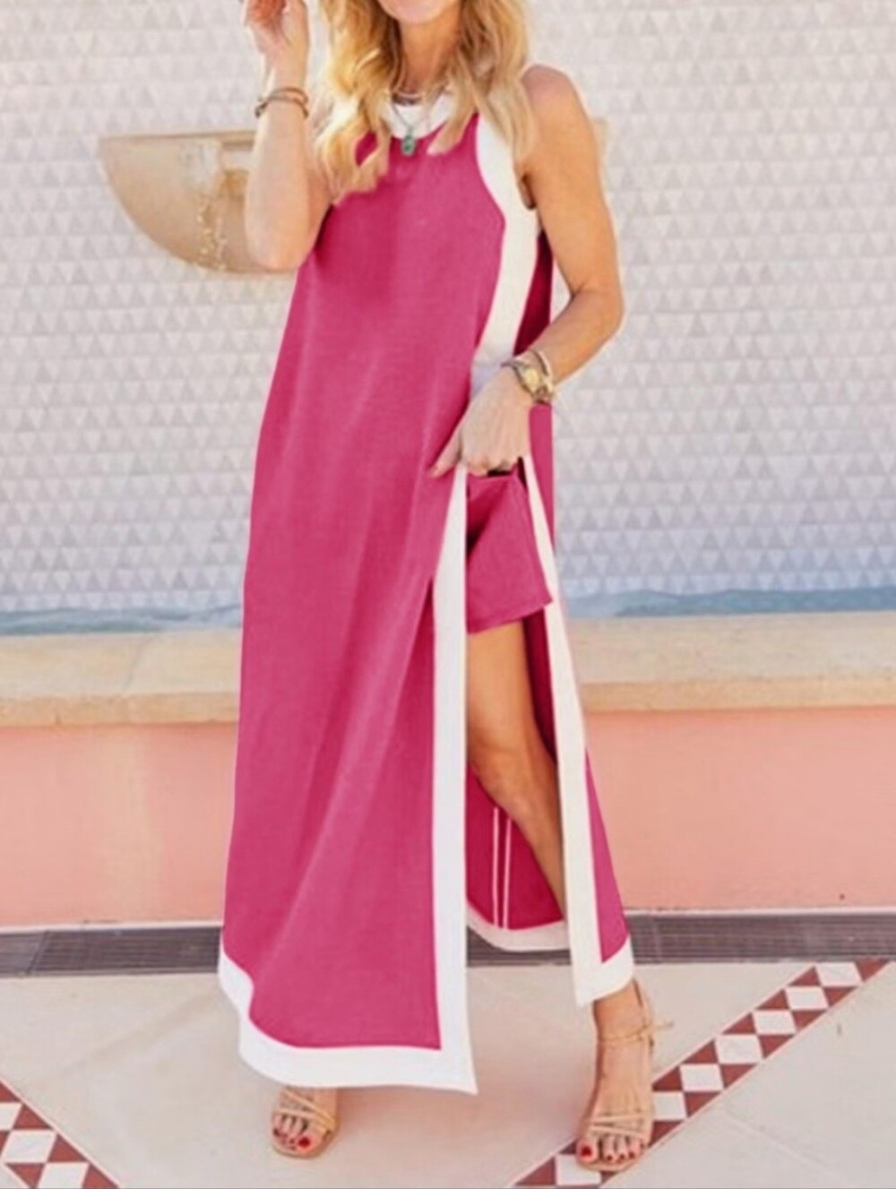 Maxi Dress With Shorts
